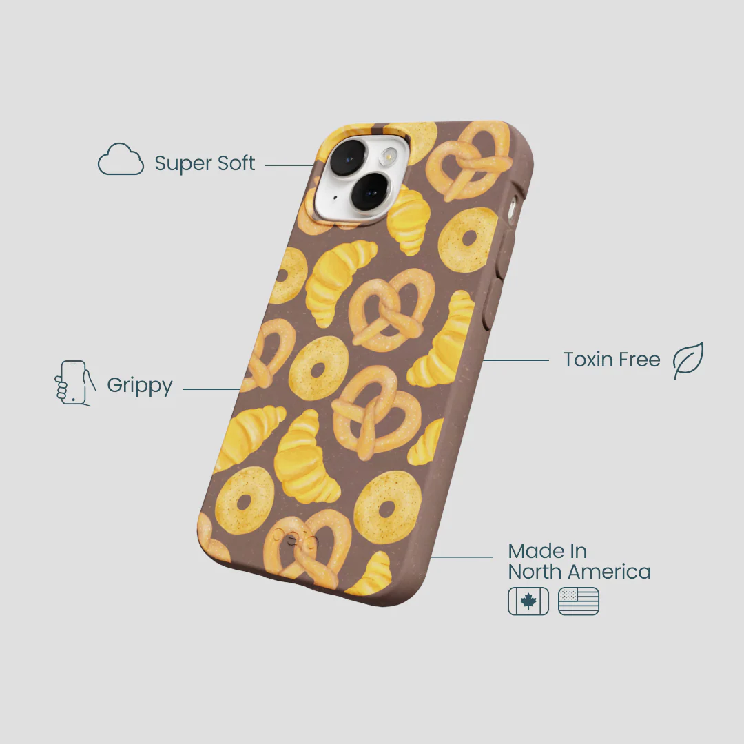 Chocolate Brown Baked Goodies iPhone 13 Mini Case - Image 4