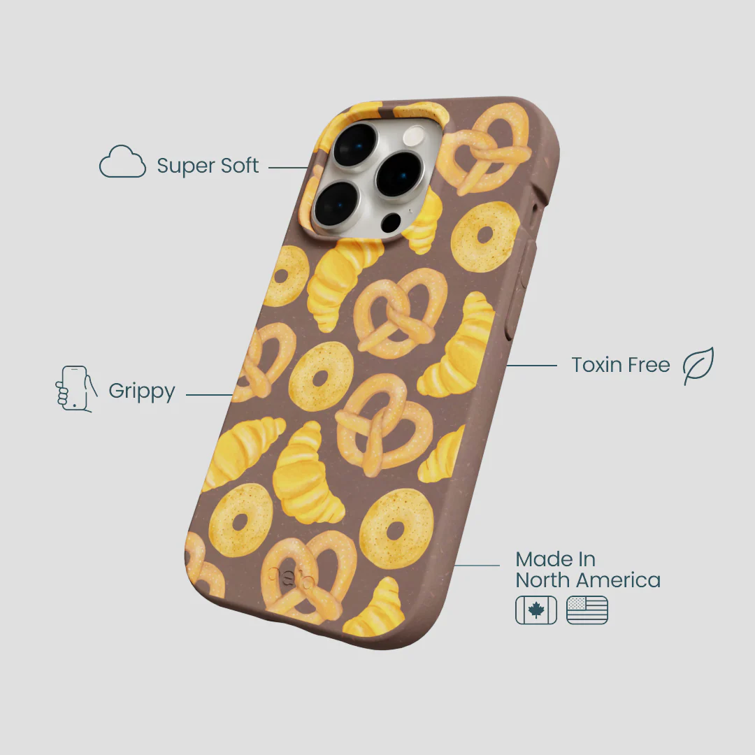 Chocolate Brown Baked Goodies iPhone 15 Pro Case - Image 4