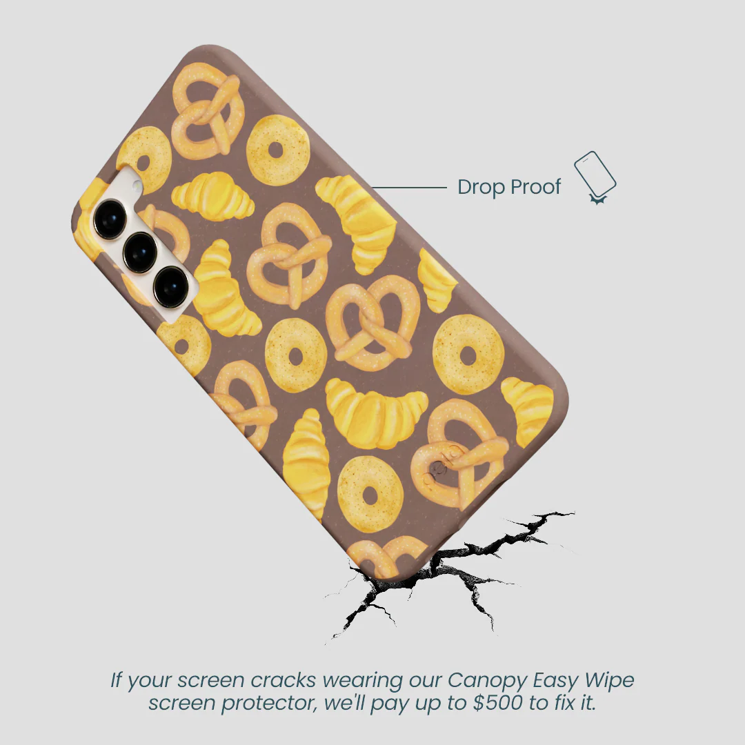 Chocolate Brown Baked Goodies Samsung Galaxy S23+(Plus) Case - Image 5
